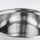 Кастрюля Катунь «Элис», 2.5 л, d=18 см, капсульное дно, индукция, нержавеющая сталь, AISI - 201 - Фото 3