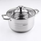 Кастрюля Катунь «Элис», 5.5 л, d=24 см, капсульное дно, индукция, нержавеющая сталь, AISI - 201 - Фото 1