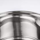 Кастрюля «Элис», 5,5 л, d=24 см, стеклянная крышка, капсульное дно - Фото 3
