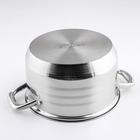 Кастрюля Катунь «Элис», 4.5 л, d=22 см, капсульное дно, индукция, нержавеющая сталь - Фото 5