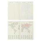 Ежедневник недатированный А5, 160 листов Glossy, обложка искусственная кожа, термотиснение, 2 ляссе, тонированный блок 70 г/м2, сине-зеленый - Фото 5