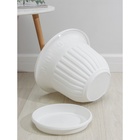 Горшок для цветов с поддоном «Лозанна», 17 л, d=41 см, пластиковый, белый - Фото 10