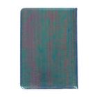 Ежедневник недатированный B6, 160 листов Glossy, обложка искусственная кожа, термотиснение, 2 ляссе, тонированный блок 70 г/м2, сине-зеленый металлик - Фото 9