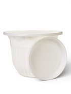 Горшок для цветов с поддоном «Лозанна», 25 л, пластиковый, белый - Фото 4