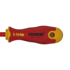 

Отвертка Felo Ergonic 41420390, диэлектрическая, PH2 х 100 мм