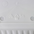 Горшок для цветов с поддоном «Лозанна», 5 л, пластиковый, цвет белый - Фото 5