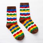 Носки MINAKU «Разноцветные», размер 36-41 (23-27 см) - фото 321279000