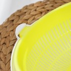 Дуршлаг с поддоном Альтернатива, 3 л, d=25 см, h=11.5 см, пластик, МИКС - Фото 3