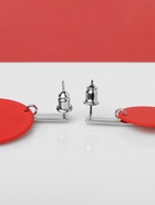 Серьги ассорти «Арт» линии, цвет красный в серебре - Фото 5