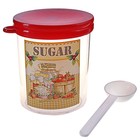 Ёмкость для сыпучих продуктов, «Ассорти. Сахар», 700 мл, с ложкой и крышкой, цвет МИКС - Фото 5