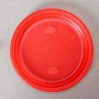 Тарелка одноразовая столовая, d=20,5 см, цвет красный - Фото 2