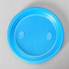 Тарелка одноразовая столовая, d=20,5 см, цвет синий - Фото 2