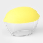 Контейнер для хранения лимона Альтернатива, 12×8.5×8.5 см, пластик, жёлтый - Фото 1