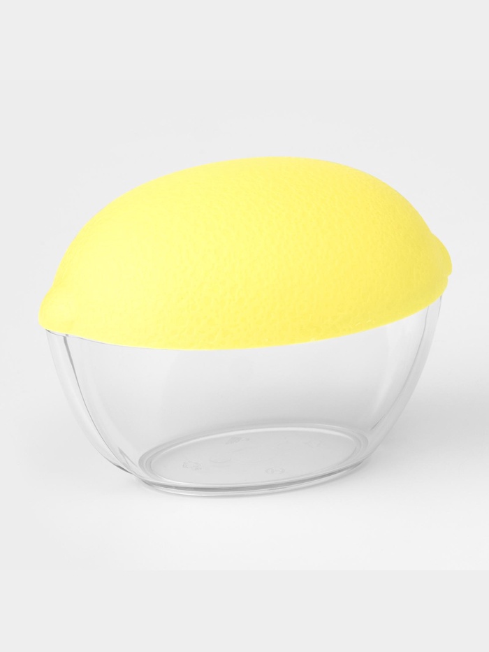 Контейнер для хранения лимона Альтернатива, 12×8.5×8.5 см, пластик, жёлтый - Фото 1