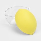 Контейнер для хранения лимона Альтернатива, 12×8.5×8.5 см, пластик, жёлтый - Фото 2