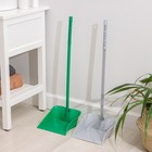 Совок для мусора Альтернатива, с черенком, пластик, 28×25×71 см, МИКС - Фото 3