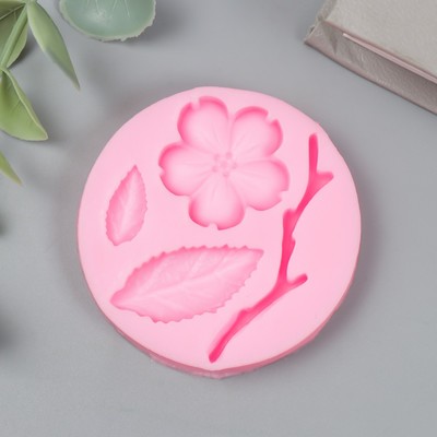 Молд силиконовый «Цветочек» 1×5×5 см