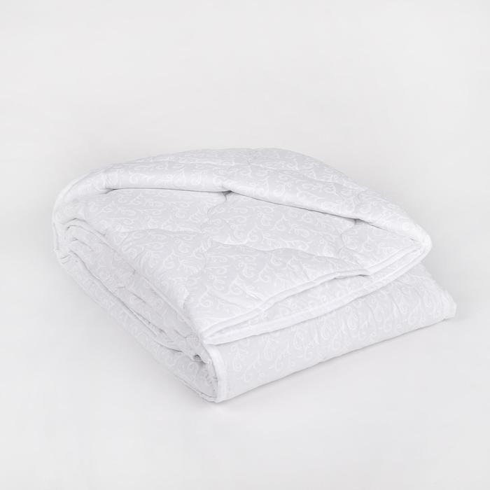 Одеяло Адамас всесезонное Лебяжий пух, 140х205 ± 5 см, цвет МИКС, чехол поплин, 300гр/м