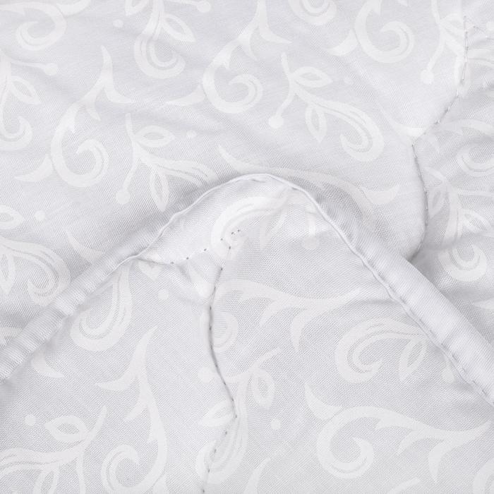 Одеяло Адамас всесезонное Лебяжий пух, 140х205 ± 5 см, цвет МИКС, чехол поплин, 300гр/м - фото 1890598691