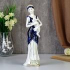 Фигурка керамика «Девушка с кошечкой», 29.5×8.5×6 см - Фото 1