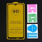 Защитное стекло 9D LuazON для Honor 10i, полный клей, 0.33 мм, 9Н, чёрное - Фото 3