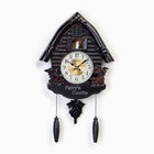 Часы настенные интерьерные большие с кукушкой «Белочки», плавный ход, 67×37×13 см - Фото 1