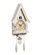 Часы настенные интерьерные большие с кукушкой «Зайчики», плавный ход, 62×32 см, белые - Фото 2