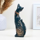 Фигурка полистоун «Кошка», синяя, 20×8 см 5312202