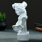 Ваза-подставка к бижутерии "Нимфа с кифарой", белая, 1,5 л/29х17х12 см  (артикул 5312210)  большой выбор товаров оптом и в розницу по низким ценам с доставкой