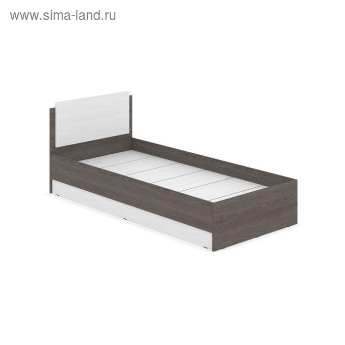 

Кровать Аманда, 900х2000, Анкор темный/Светлый
