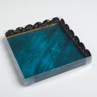 Коробка для кондитерских изделий с PVC крышкой «С Новым годом!», 21 × 21 × 3 см - Фото 3