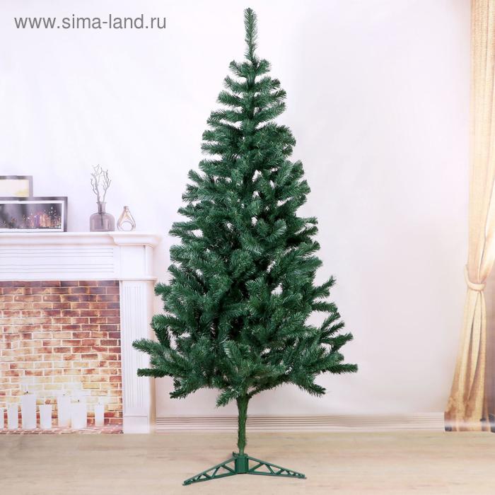 Искусственная ёлка Max Christmas «Лесная», 210 см, d нижнего яруса 110 см, ветки ПВХ отгибаются - Фото 1