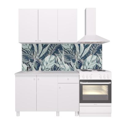 Кухонный гарнитур «Поинт», 1,2 м, ЛДСП, столешница «Антарес» 28 мм, без мойки, цвет белый