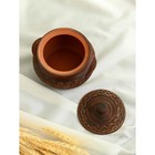 Горшок для запекания с крышкой «Лоли», декор, красная глина, 600 мл, микс - Фото 7