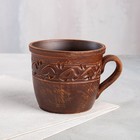 Кружка "Чайная", декор, красная глина, 0.4 л, микс - Фото 2