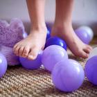 Шарики для сухого бассейна с рисунком, диаметр шара 7,5 см, набор 150 штук, цвет сиреневый - Фото 11