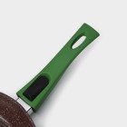 Сковорода кованая Magistro Avocado, d=22 см, съёмная ручка soft-touch, антипригарное покрытие, индукция, цвет зелёный - Фото 4