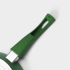 Сковорода кованая Magistro Avocado, d=22 см, съёмная ручка soft-touch, антипригарное покрытие, индукция, цвет зелёный - Фото 5