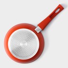 Сковорода Magistro Terra, d=20 см, съёмная ручка soft-touch, антипригарное покрытие, индукция, кованый алюминий, оранжевая - Фото 8