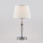 Настольная лампа Sortino, 1x60Вт E27, цвет хром - фото 299382259