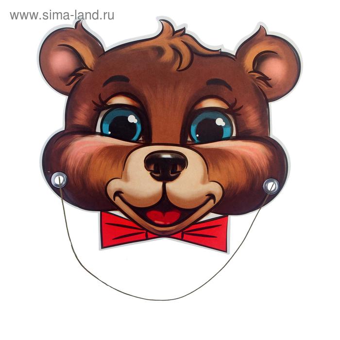 Маски медведей для детей распечатать