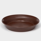 Горшок для цветов с поддоном «Доляна», 800 мл, пластиковый, коричневый, оттенок МИКС - Фото 6