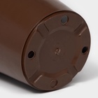 Горшок для цветов с поддоном «Доляна», 800 мл, пластиковый, коричневый, оттенок МИКС - Фото 7