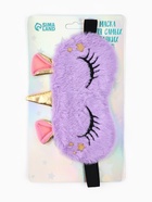 Маска для сна «Единорожка», фиолетовая - Фото 4