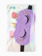 Маска для сна «Единорожка», фиолетовая - Фото 6