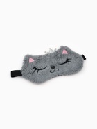 Маска для сна «Кошечка», серая - Фото 3