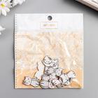 Декор для творчества дерево "Милые кошечки" набор 10 шт 2,7х1,7 см 5097758