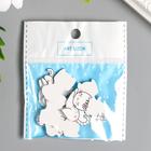 Декор для творчества дерево "Милые кошечки" набор 10 шт 2,7х1,7 см 5097758