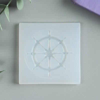 Молд силиконовый «Штурвал» 5×5 см