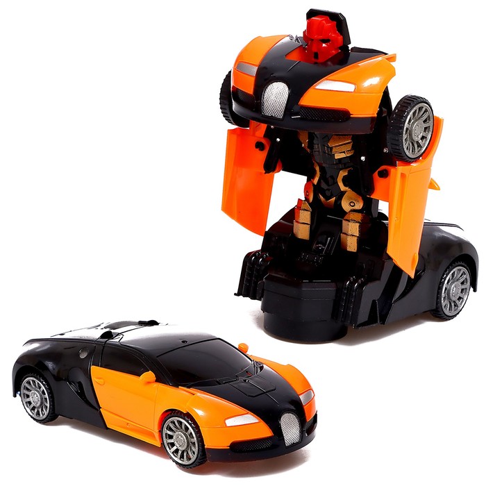 Робот-игрушка «Автобот», трансформируется, световые эффекты, русская озвучка, работает от батареек, цвета МИКС 47850